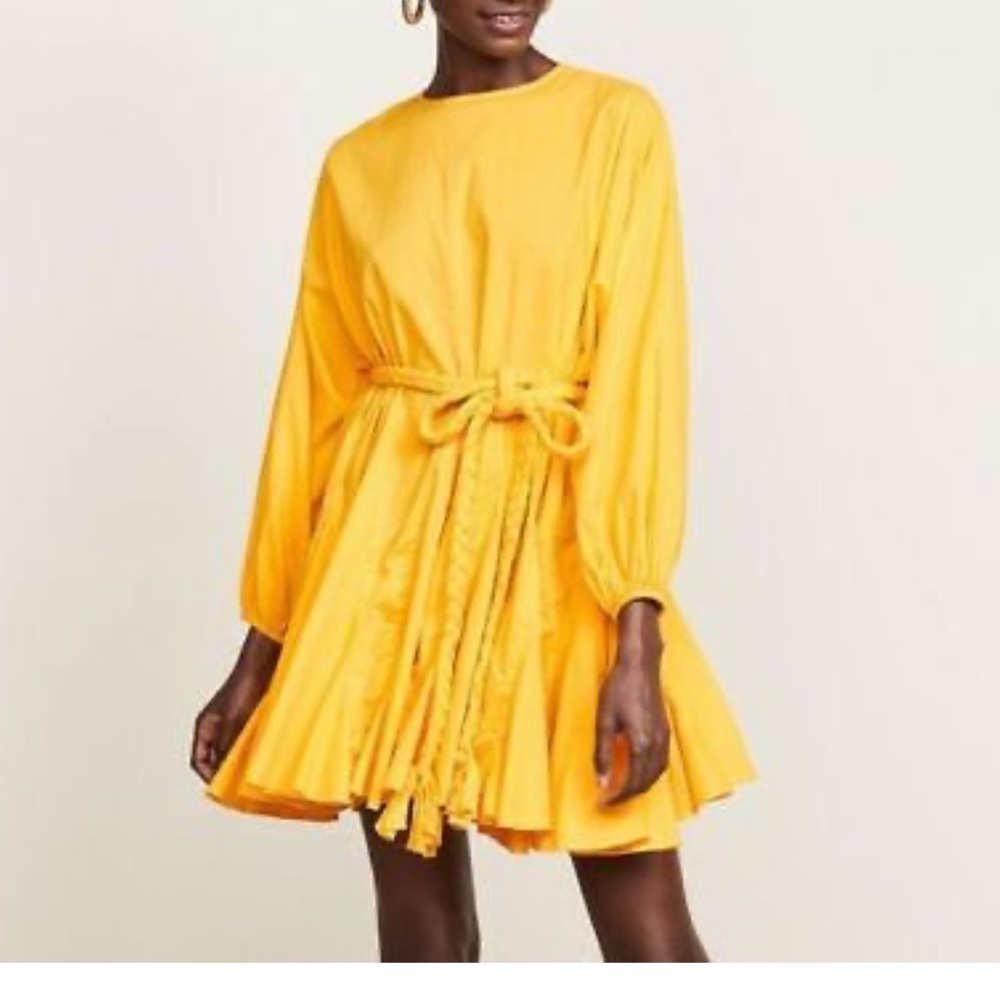 Rhode yellow dress /size m